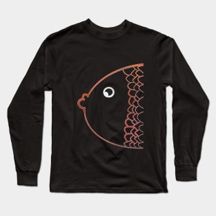 Colorful karp rainbow red Long Sleeve T-Shirt